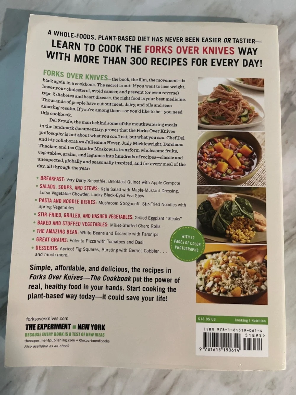 Forks Over Knives The Cookbook 318 page